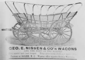 George Nissen wagon