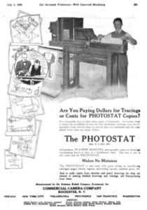 Photostat machine ad