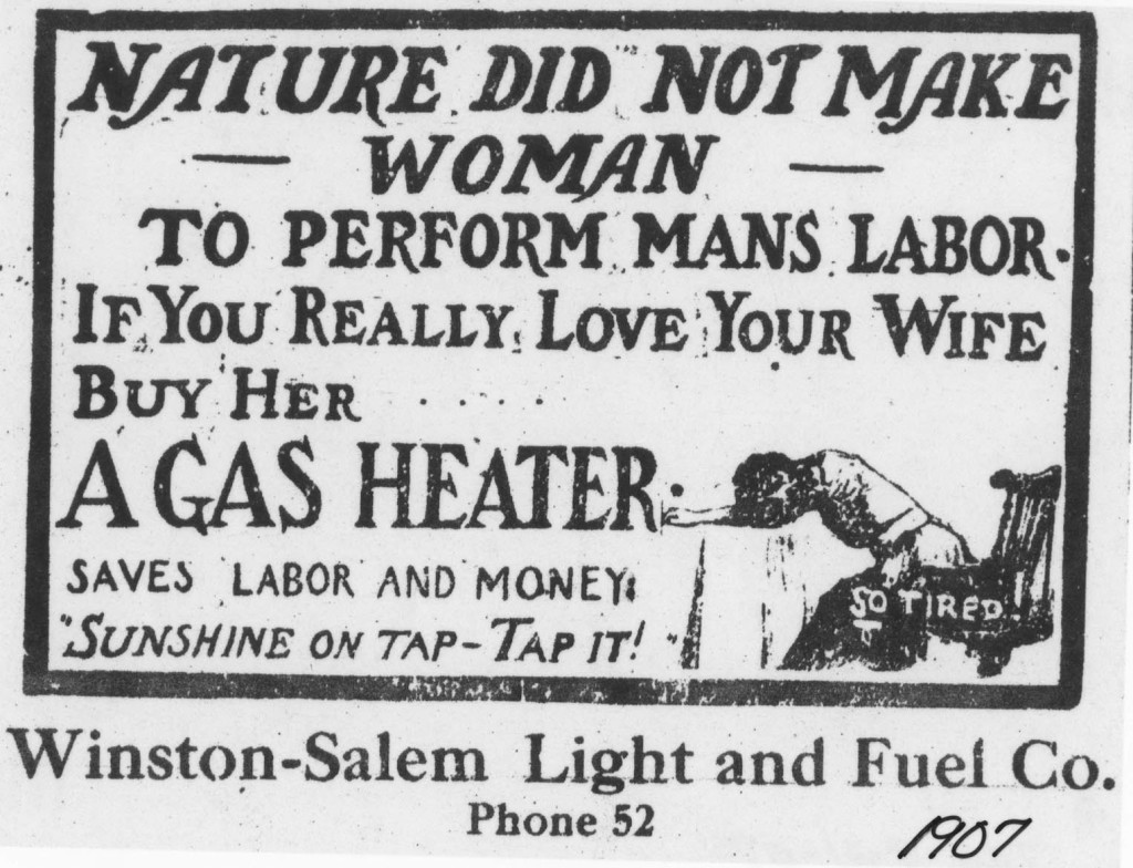 Advertising For Women In The Early 1900s - Winston-Salem