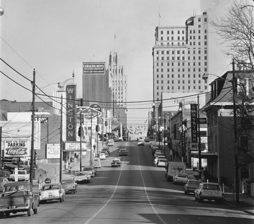 Blast from the Past: West Fourth Street in 1963 - Winston-Salem